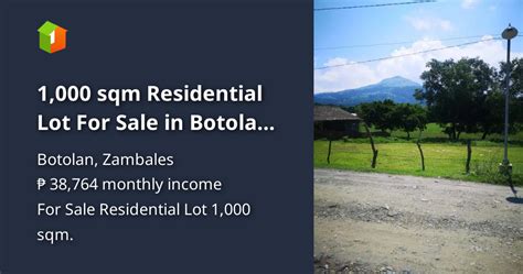 Residential Lot For Sale in Zambales .